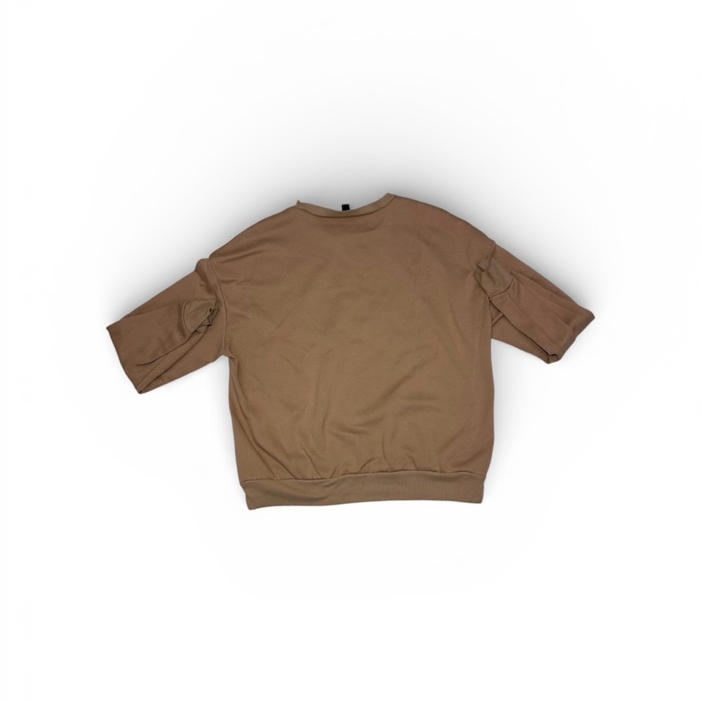 SHEIN Tan 'Wife Life' Men's Crewneck Sweater - Picture 2 of 3